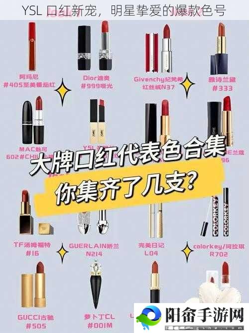 YSL 口红新宠，明星挚爱的爆款色号