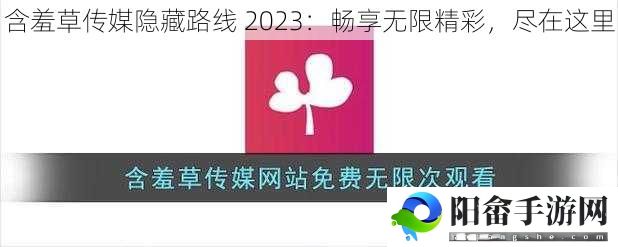 含羞草传媒隐藏路线 2023：畅享无限精彩，尽在这里