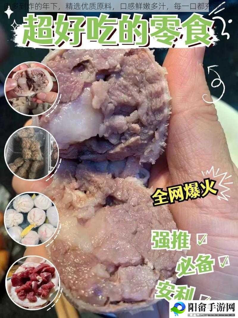 肉多到炸的年下，精选优质原料，口感鲜嫩多汁，每一口都充满惊喜