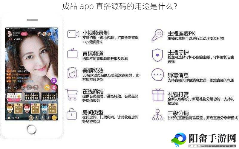 成品 app 直播源码的用途是什么？