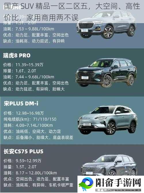 国产 SUV 精品一区二区五，大空间、高性价比，家用商用两不误