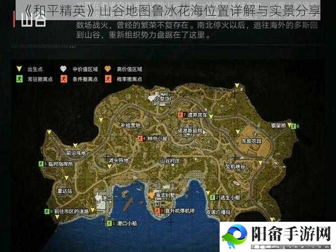 《和平精英》山谷地图鲁冰花海位置详解与实景分享