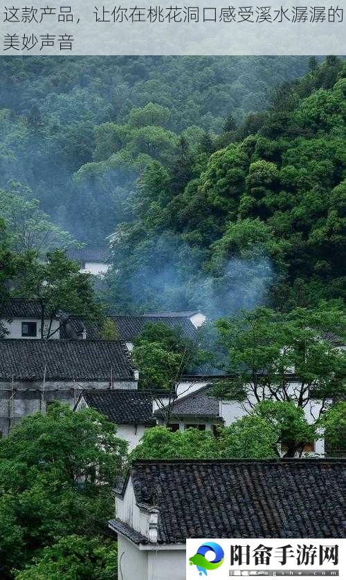 这款产品，让你在桃花洞口感受溪水潺潺的美妙声音