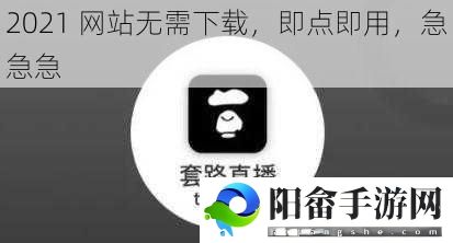 2021 网站无需下载，即点即用，急急急