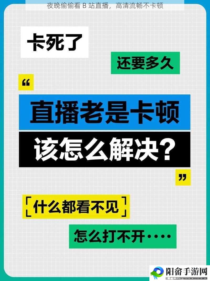 夜晚偷偷看 B 站直播，高清流畅不卡顿