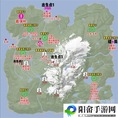 森林之子地图位置详解 最新版本地图位置一览