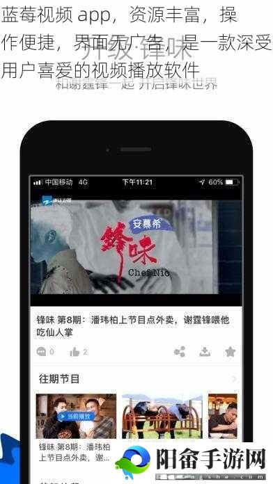 蓝莓视频 app，资源丰富，操作便捷，界面无广告，是一款深受用户喜爱的视频播放软件