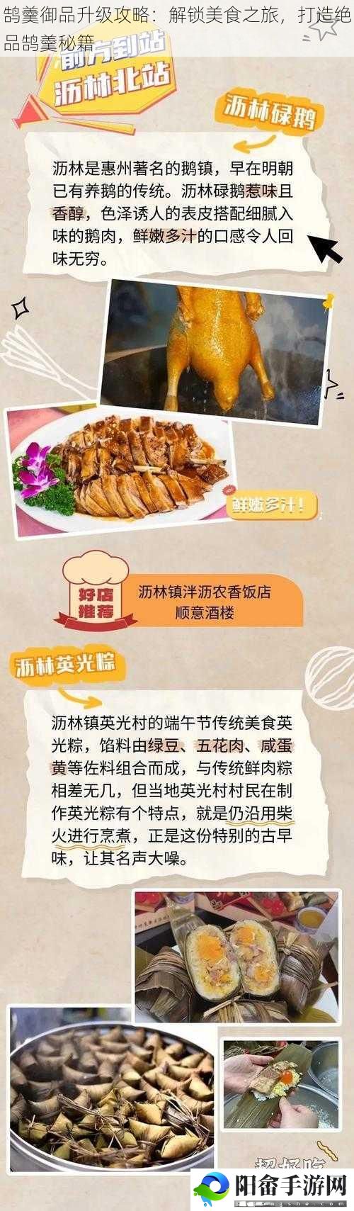 鹄羹御品升级攻略：解锁美食之旅，打造绝品鹄羹秘籍