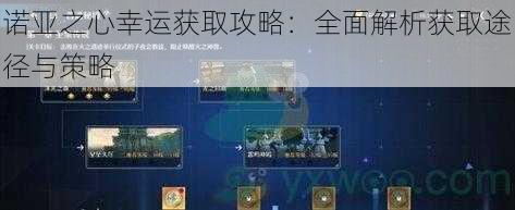 诺亚之心幸运获取攻略：全面解析获取途径与策略