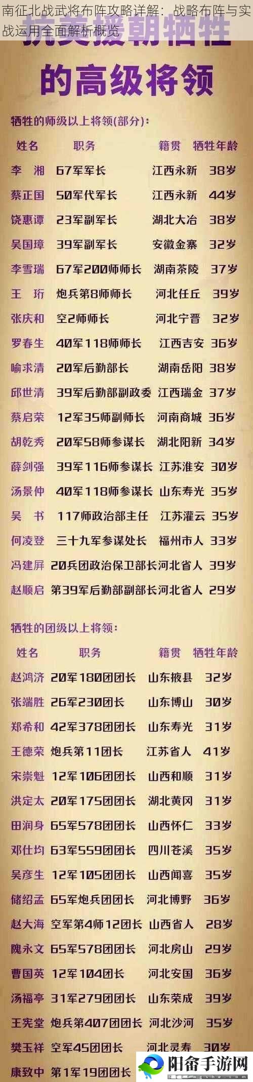 南征北战武将布阵攻略详解：战略布阵与实战运用全面解析概览