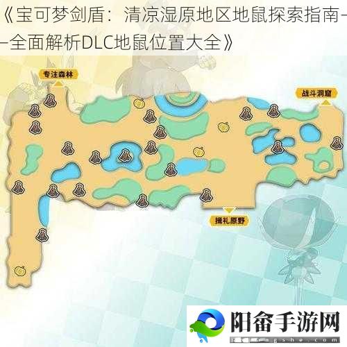 《宝可梦剑盾：清凉湿原地区地鼠探索指南——全面解析DLC地鼠位置大全》