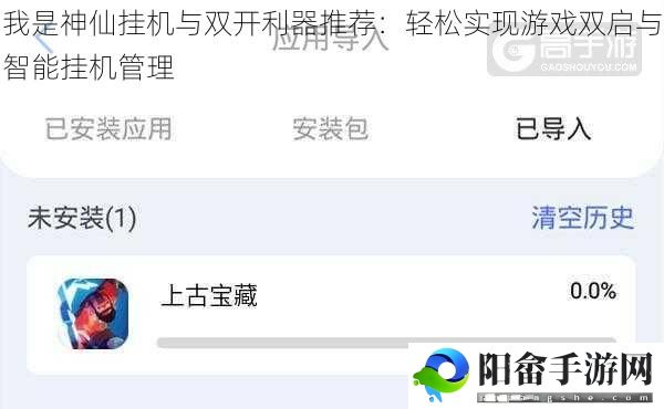 我是神仙挂机与双开利器推荐：轻松实现游戏双启与智能挂机管理