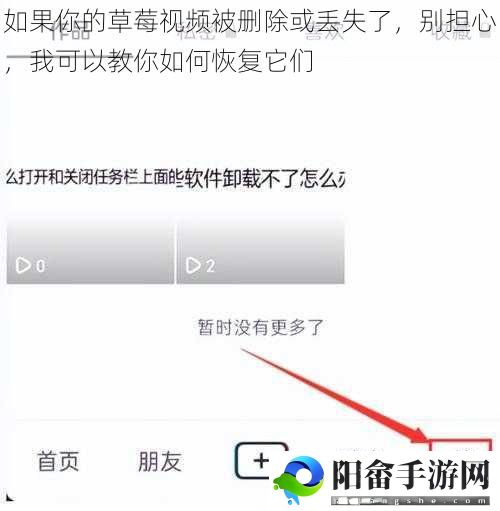 如果你的草莓视频被删除或丢失了，别担心，我可以教你如何恢复它们