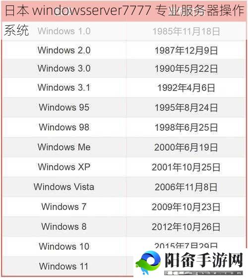 日本 windowsserver7777 专业服务器操作系统