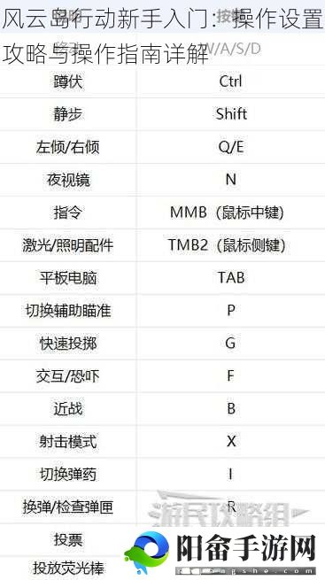 风云岛行动新手入门：操作设置攻略与操作指南详解