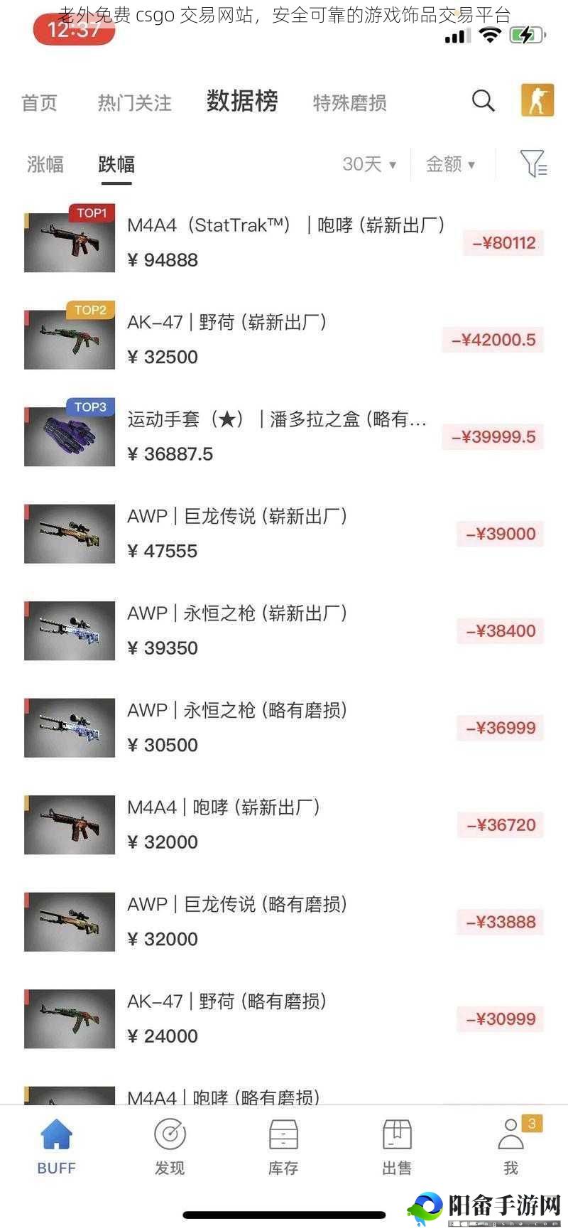 老外免费 csgo 交易网站，安全可靠的游戏饰品交易平台