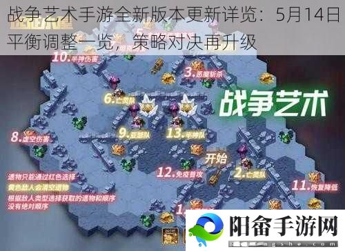 战争艺术手游全新版本更新详览：5月14日平衡调整一览，策略对决再升级