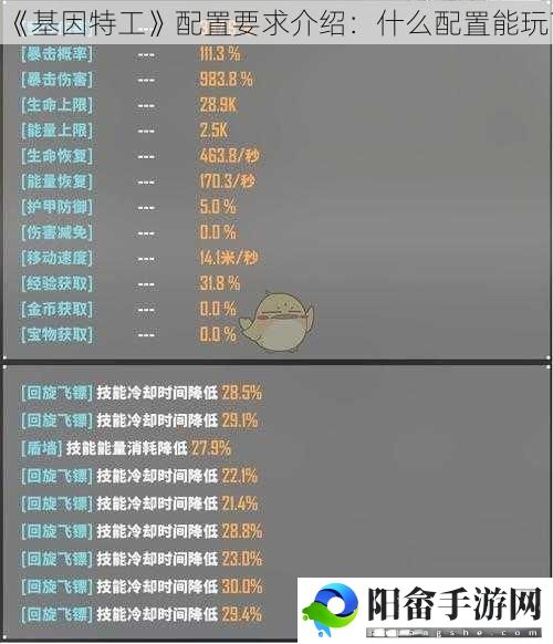 《基因特工》配置要求介绍：什么配置能玩？