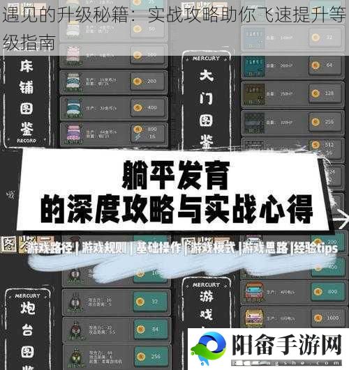 遇见的升级秘籍：实战攻略助你飞速提升等级指南