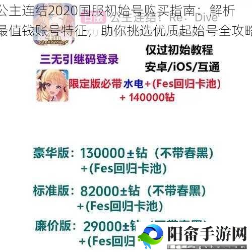 公主连结2020国服初始号购买指南：解析最值钱账号特征，助你挑选优质起始号全攻略