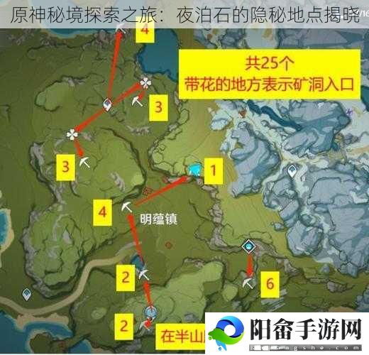 原神秘境探索之旅：夜泊石的隐秘地点揭晓